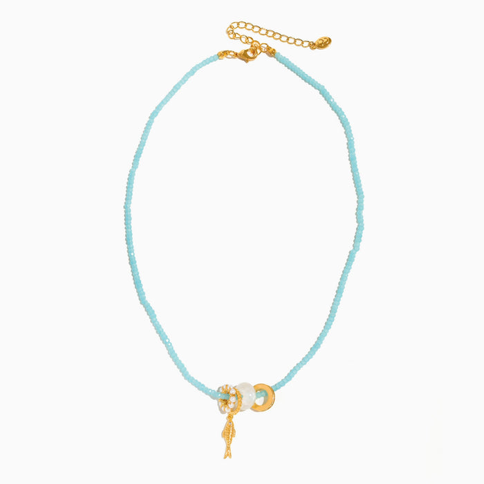 Fish Out of Water Beaded Necklace