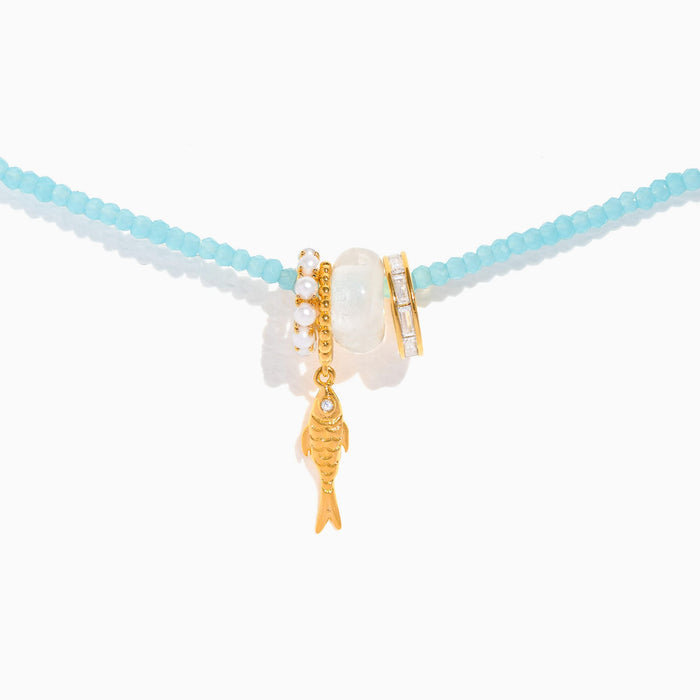 Fish Out of Water Beaded Necklace