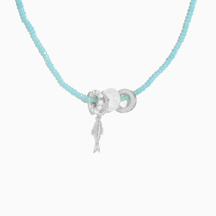 Fish Out of Water Beaded Necklace