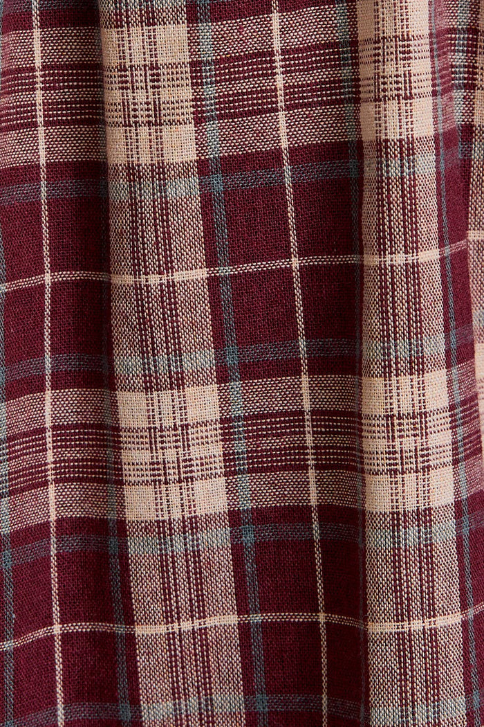 FLANNEL MINI DRESS