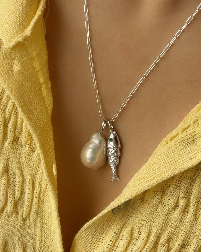 Flat Drawn Chain Necklace