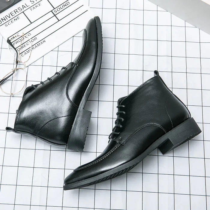 Flavio Martini Leather Ankle Boots