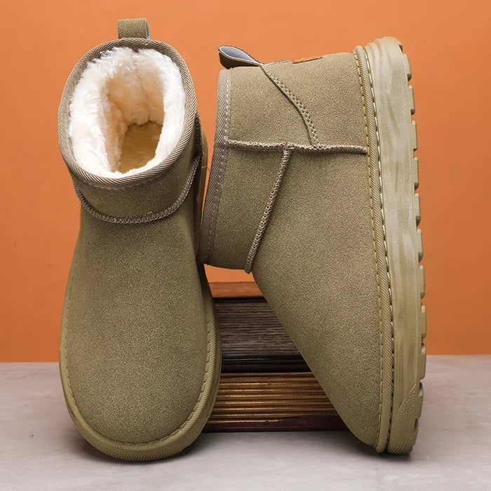 Florent Galvani Warm Suede Leather Ankle Boots