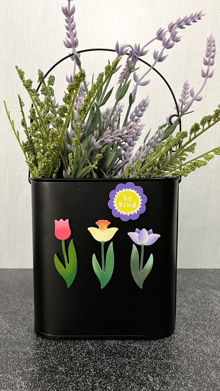 Flower Stem Magnet Purple