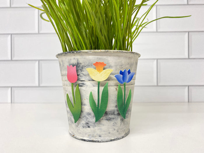 Flower Stem Magnet Purple