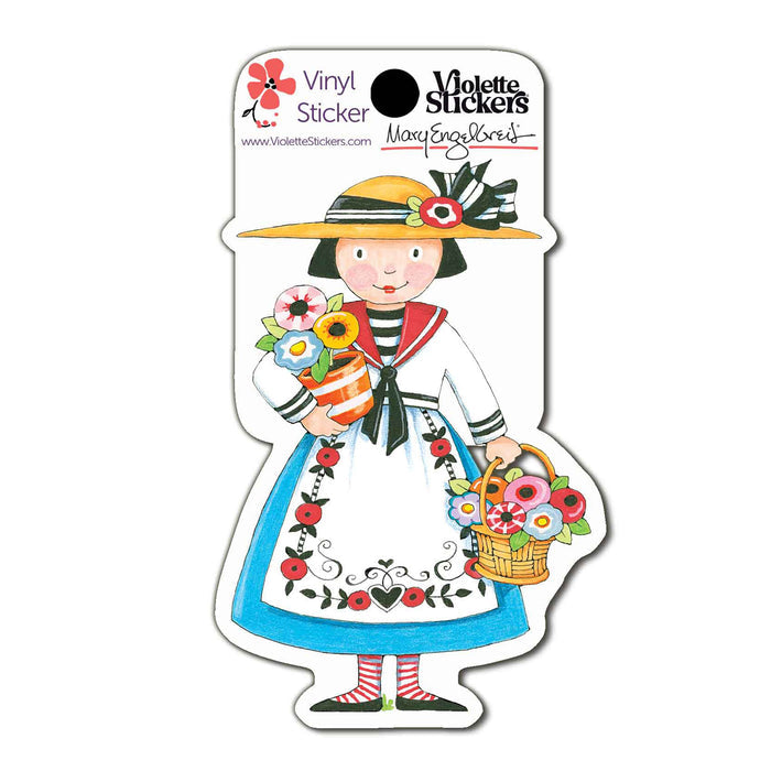 Folkloric Gardener Vinyl Sticker
