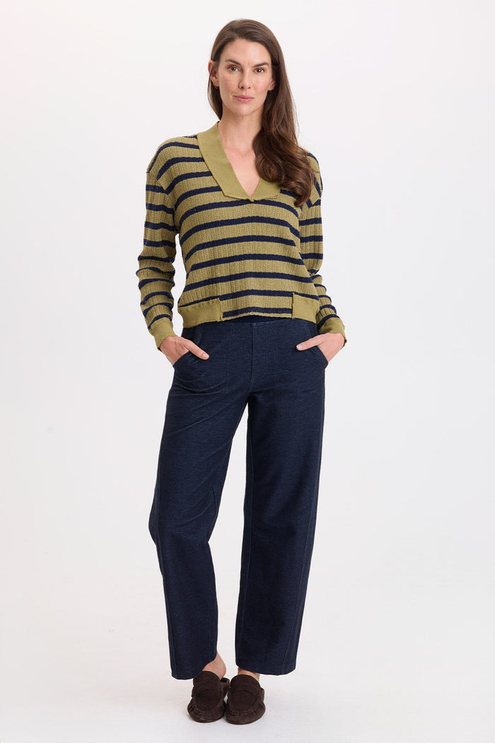 Wearables Fonz Stripe V-Neck Top
