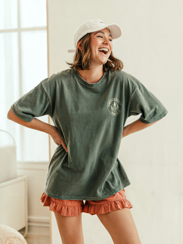 Forbidden Forest Hiking Club Garment Dyed Tee