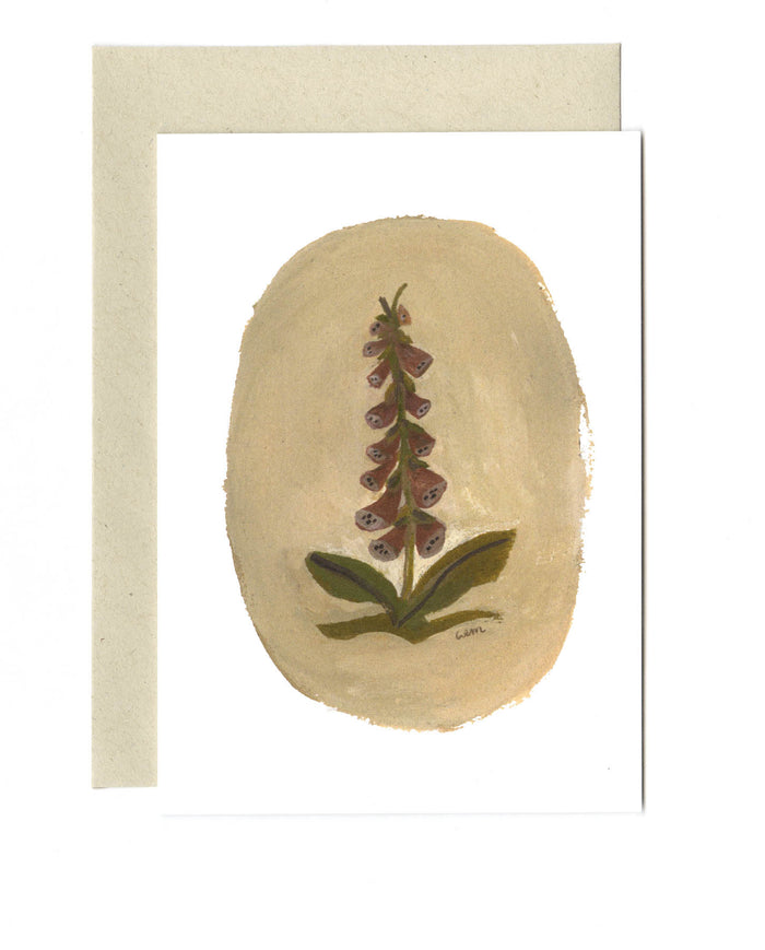 Foxgloves card