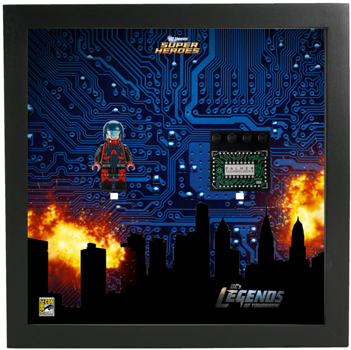 Lego Ray Palmer Atom Super Heroes minifigure frame - Comic Con special edition - Lego Minifigures Frame Display - 1