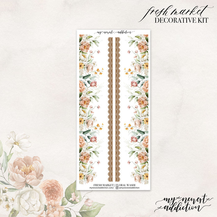 Floral Washi / Premium Matte