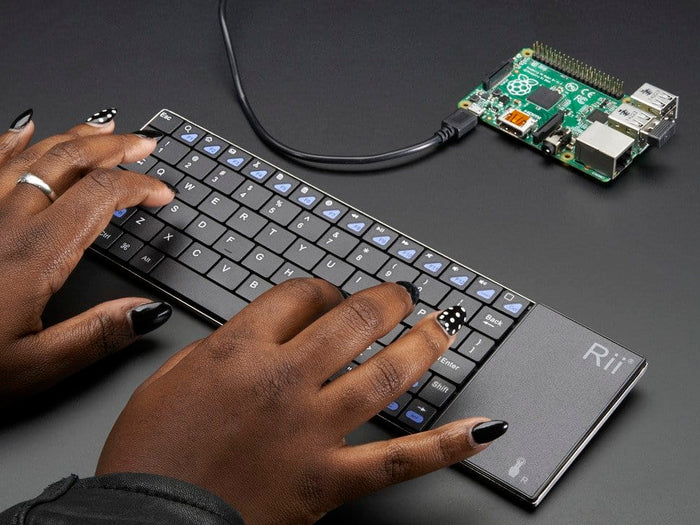 Full Size Wireless Keyboard with Trackpad by The Pi Hut - The Pi Hut