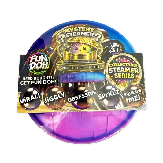 Fun Doh 4 Inch Mystery Dumpling Collectable Steamer Series - Sensory Fidget Toy