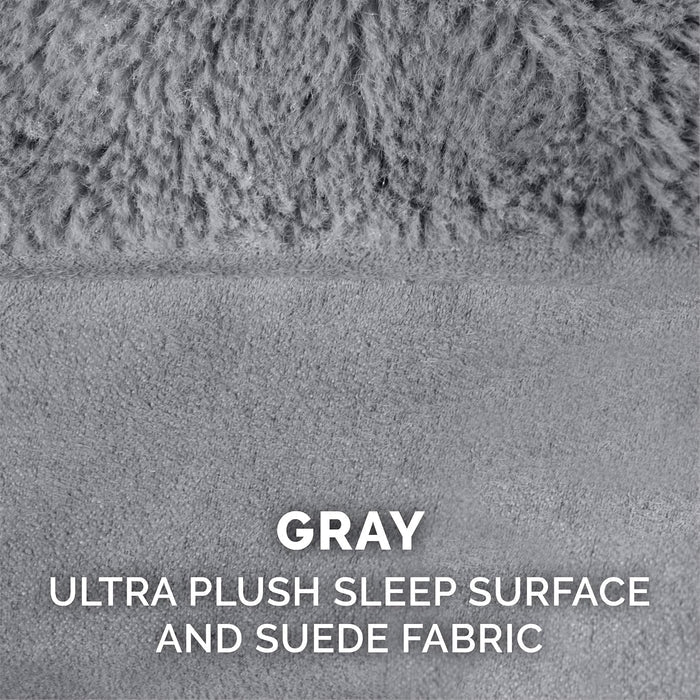 Furhaven Cooling Gel Dog Bed Medium Gray
