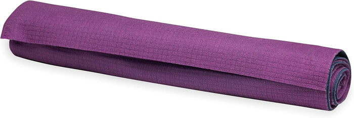 Gaiam NoSlip Yoga Mat Towel GrapeNavy