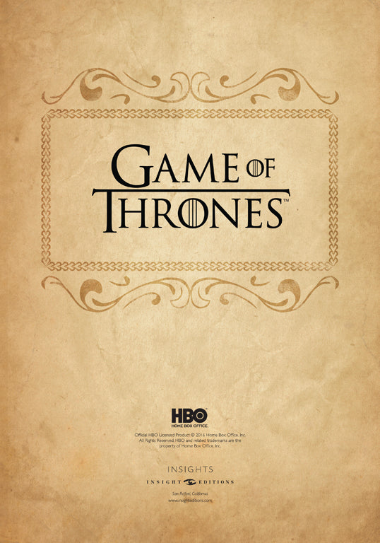 Game of Thrones: Deluxe Hardcover Sketchbook