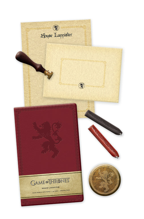 Game of Thrones: House Lannister Deluxe Stationery Set