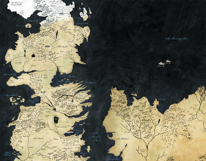 Game of Thrones: House Stark Hardcover Ruled Journal (Large)