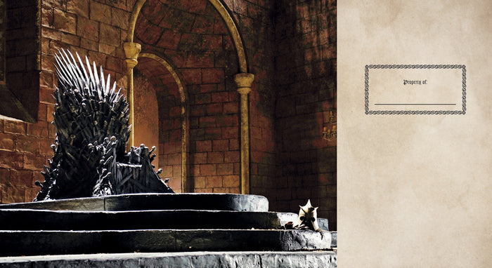 Game of Thrones: Iron Throne Hardcover Ruled Journal