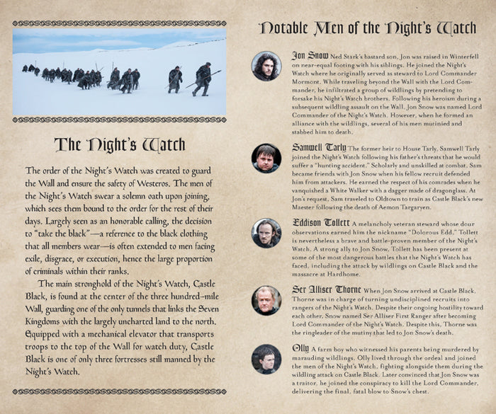 Game of Thrones: The Night's Watch Hardcover Ruled Journal
