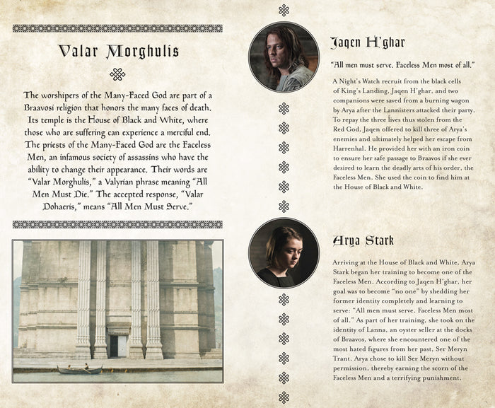 Game of Thrones: Valar Morghulis Hardcover Ruled Journal