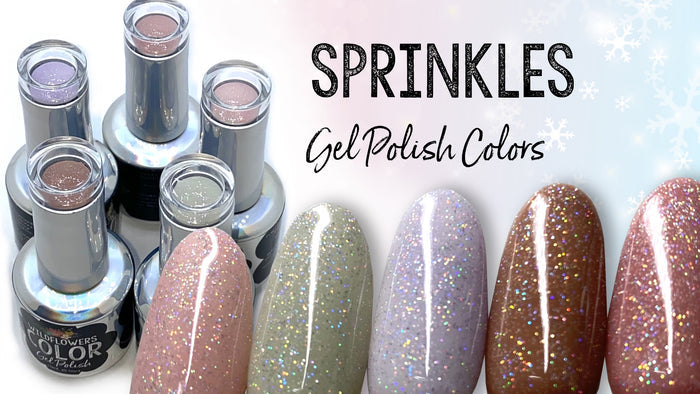 Gel Polish Sprinkles - Rose