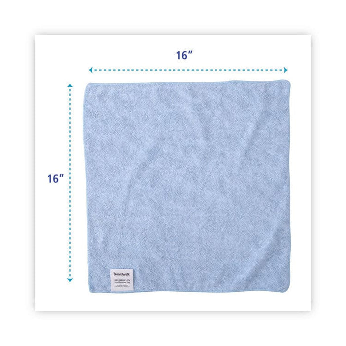 Gen Blue Microfiber Cloth Durable, lightweight cloths. Great for general cleaning and polishing. Cloths may be used without chemicals. Color-coding prevents cross-contamination 24 Pieces in Pack -Gen16MFB Hannah's Variety Store