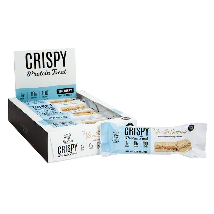 Genius Gourmet Vanilla Dream Protein Bars - 10 Count