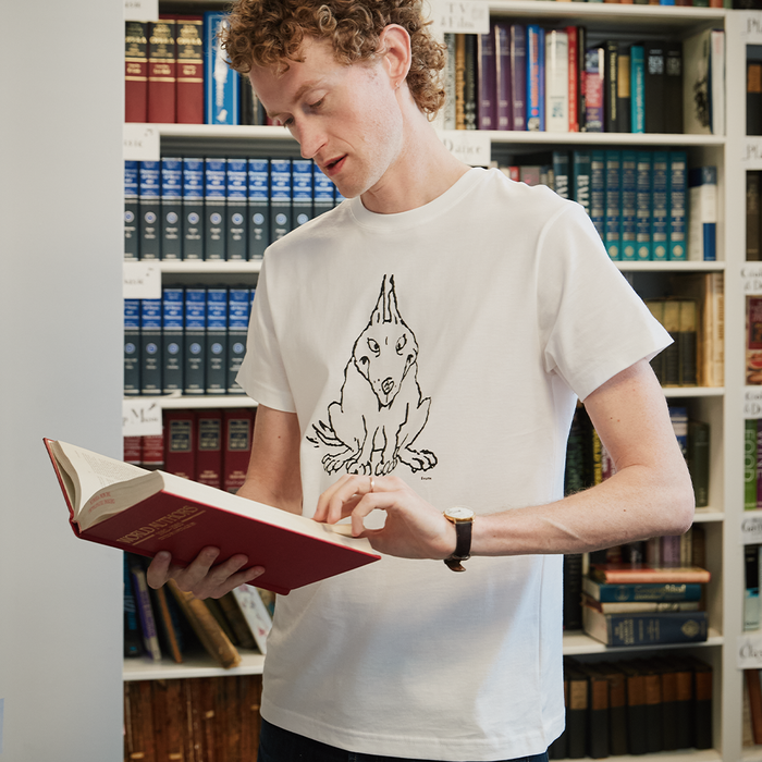 George Booth’s Loyal Hound T-Shirt in White