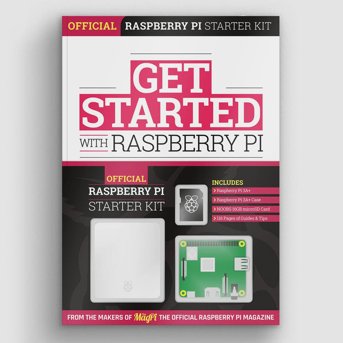 Get Started with Raspberry Pi (Includes 3A+ Kit) [discontinued] by Raspberry Pi Press - The Pi Hut
