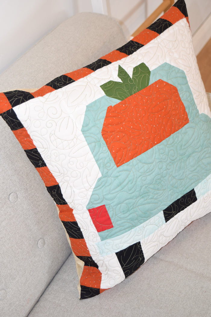 Giant Pumpkin Harvest Pillow Fabric Kit