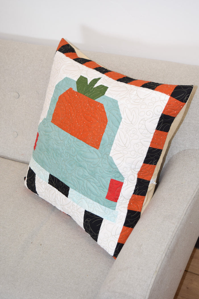 Giant Pumpkin Harvest Pillow Fabric Kit