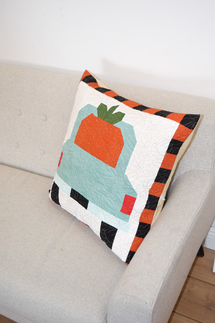 Giant Pumpkin Harvest Pillow Fabric Kit