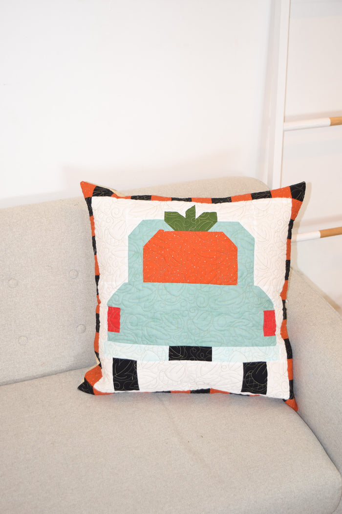 Giant Pumpkin Harvest Pillow Fabric Kit