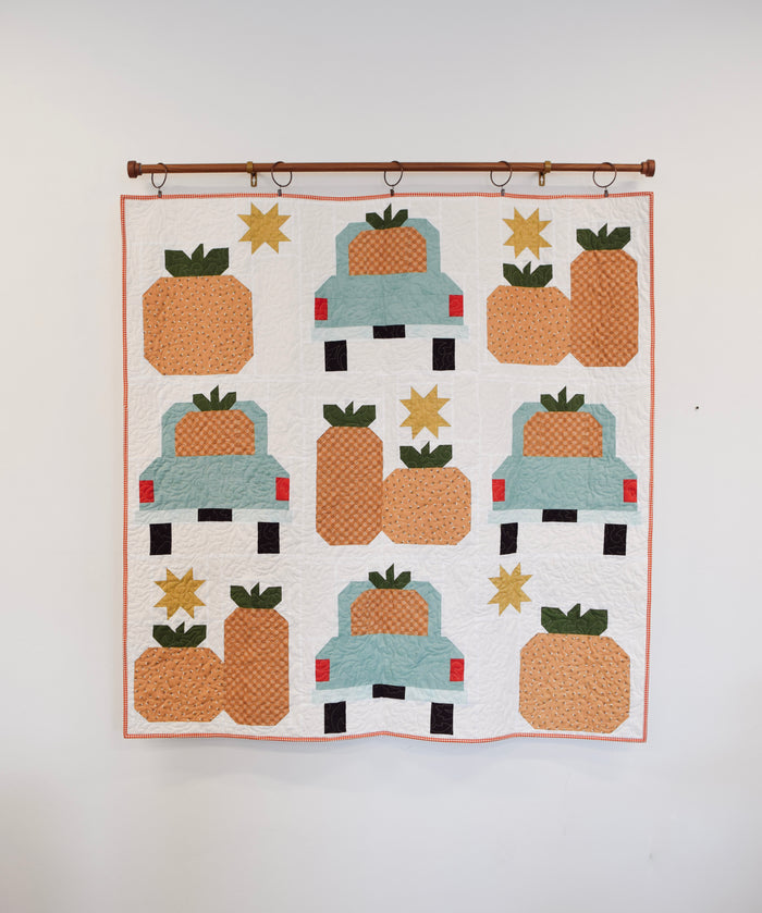 Giant Pumpkin Harvest Quilt (Downloadable Sewing Pattern)