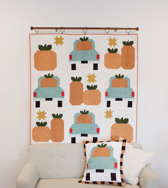 Giant Pumpkin Harvest Quilt (Downloadable Sewing Pattern)