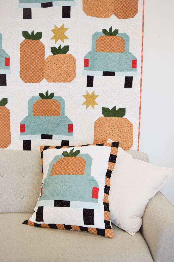Giant Pumpkin Harvest Quilt (Downloadable Sewing Pattern)