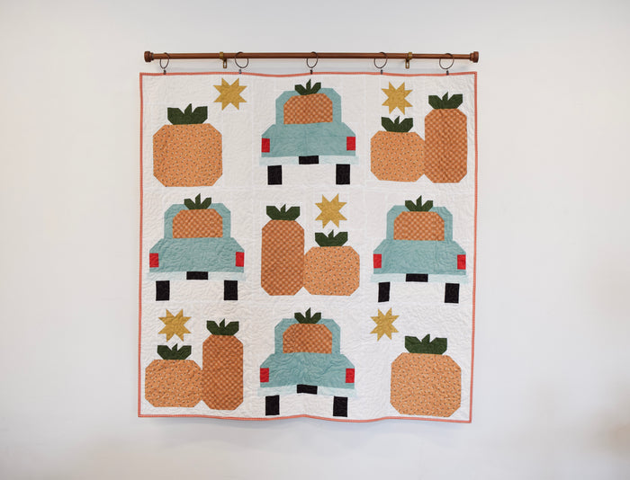 Giant Pumpkin Harvest Quilt (Downloadable Sewing Pattern)