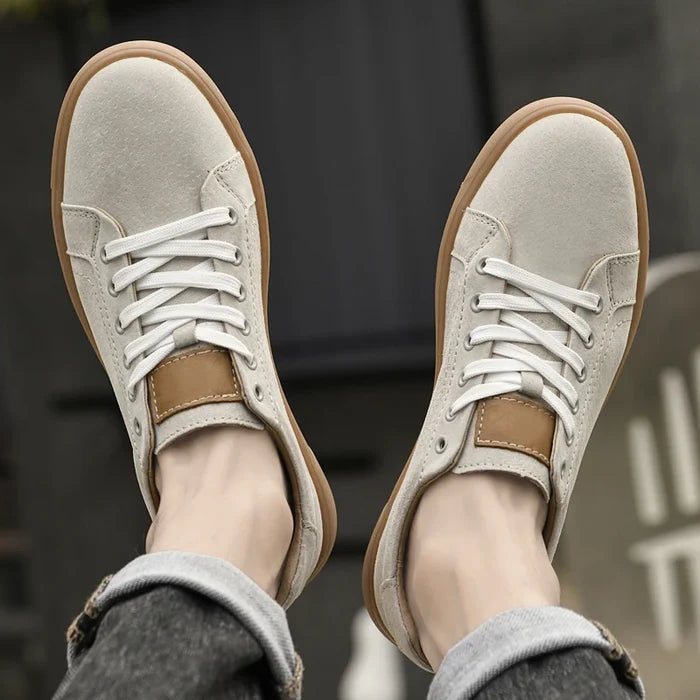Girolamo Ventresi Men’s Suede Leather Casual Sneakers