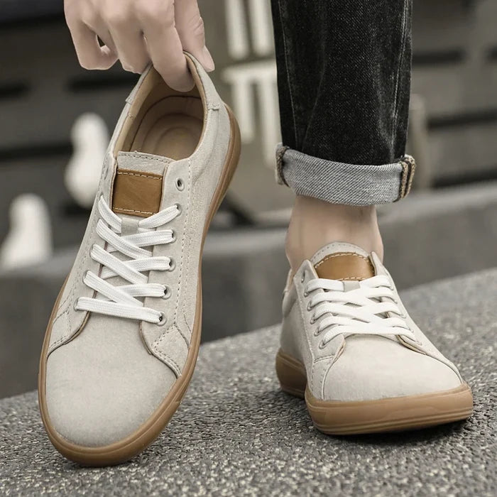 Girolamo Ventresi Men’s Suede Leather Casual Sneakers
