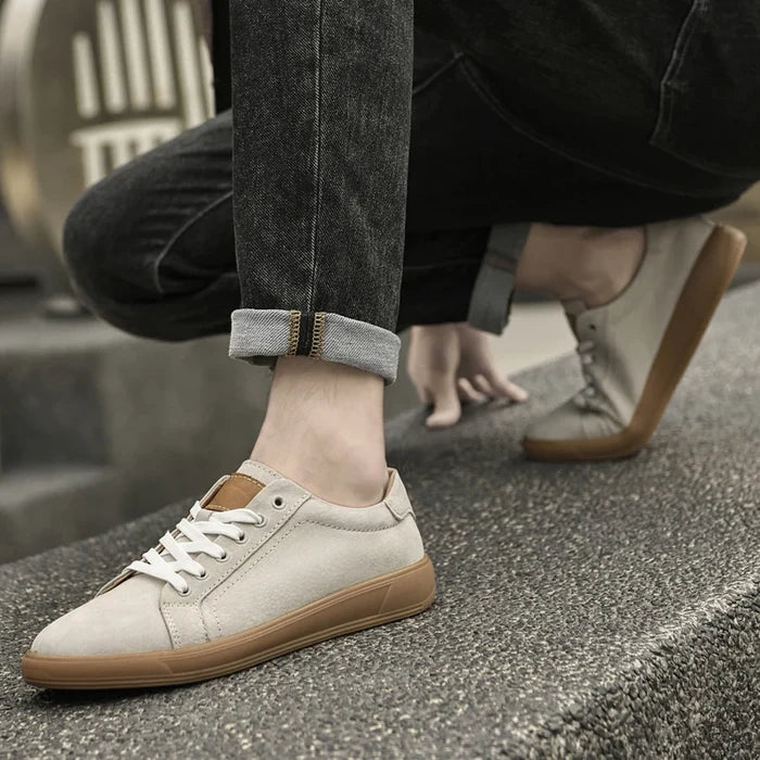 Girolamo Ventresi Men’s Suede Leather Casual Sneakers