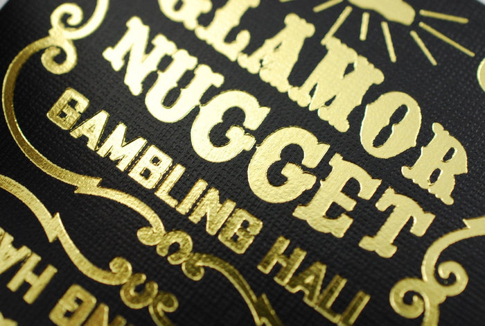 Glamor Nugget: Gold Edition Playing Cards by RarePlayingCards.com