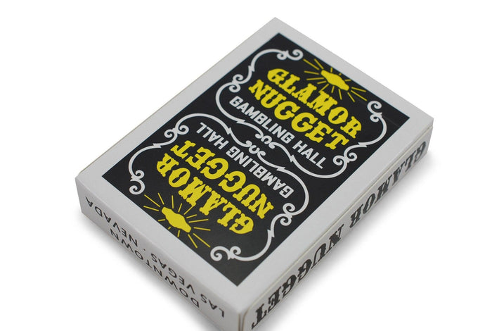 Glamor Nugget: Gold Edition Playing Cards by RarePlayingCards.com