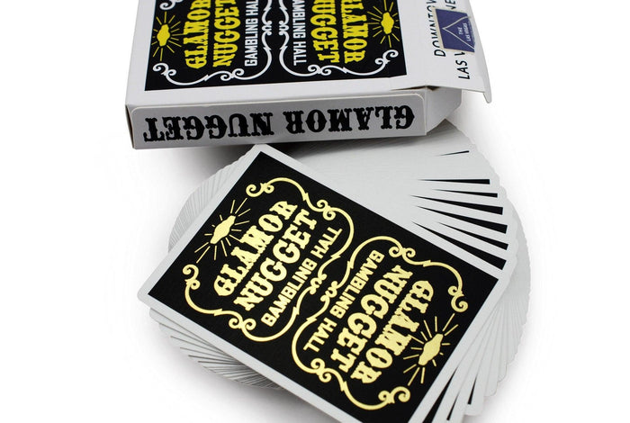 Glamor Nugget: Gold Edition Playing Cards by RarePlayingCards.com