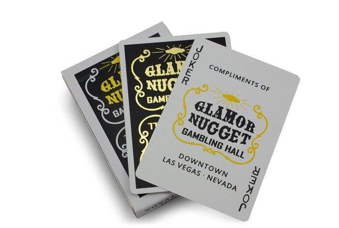 Glamor Nugget: Gold Edition Playing Cards by RarePlayingCards.com