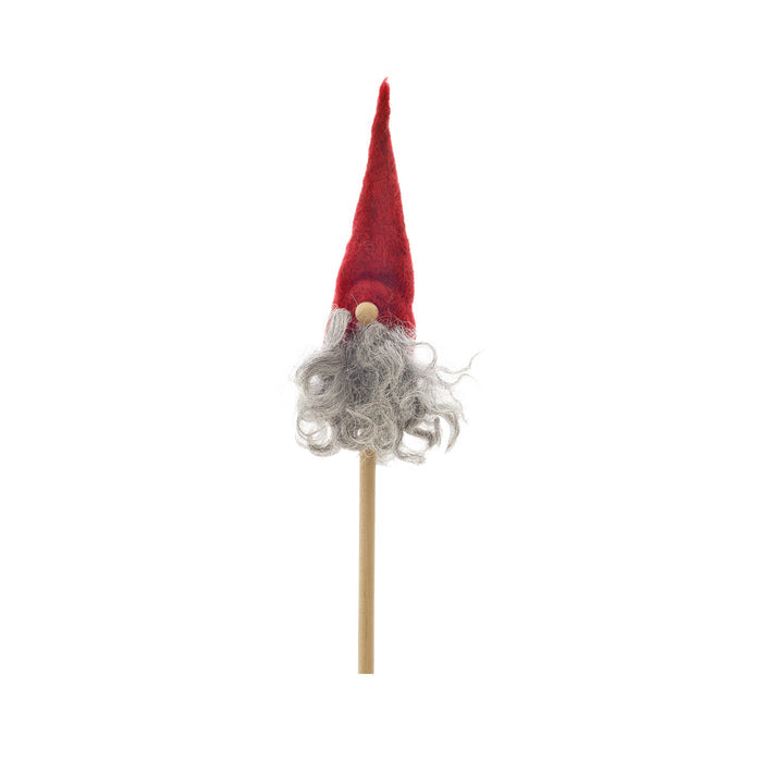 Asas Tomtebod Gnome on a stick red