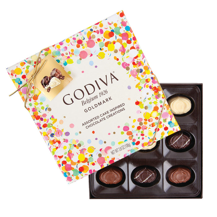 Godiva Goldmark Assorted Cake Flavor Chocolate Gift Box - 6 Count