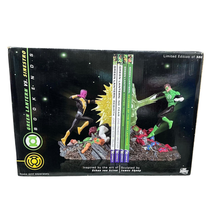 Green Lantern Vs Sinestro Bookends DC Direct Comic 142/500 Rare Statue 2008