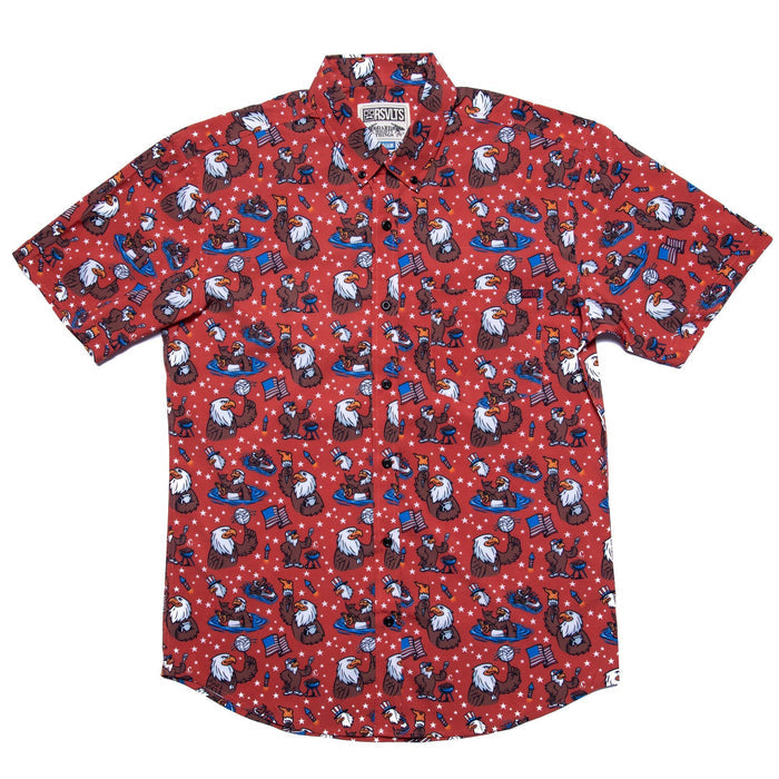 RSVLTS RSVLTS Short Sleeve Shirt Grills Chills & Bills – KUNUFLEX Short Sleeve Shirt