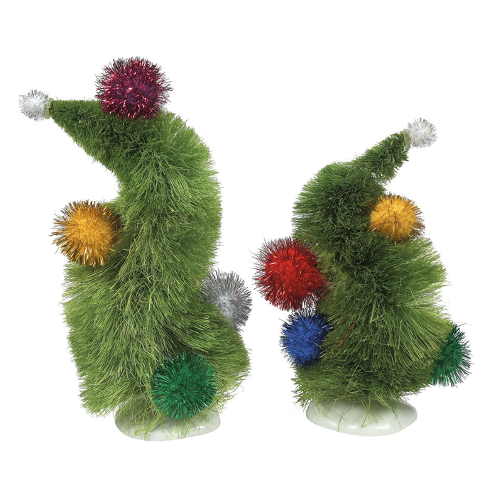 Grinch Villages | Wonky Trees, Set of 2 | Tree